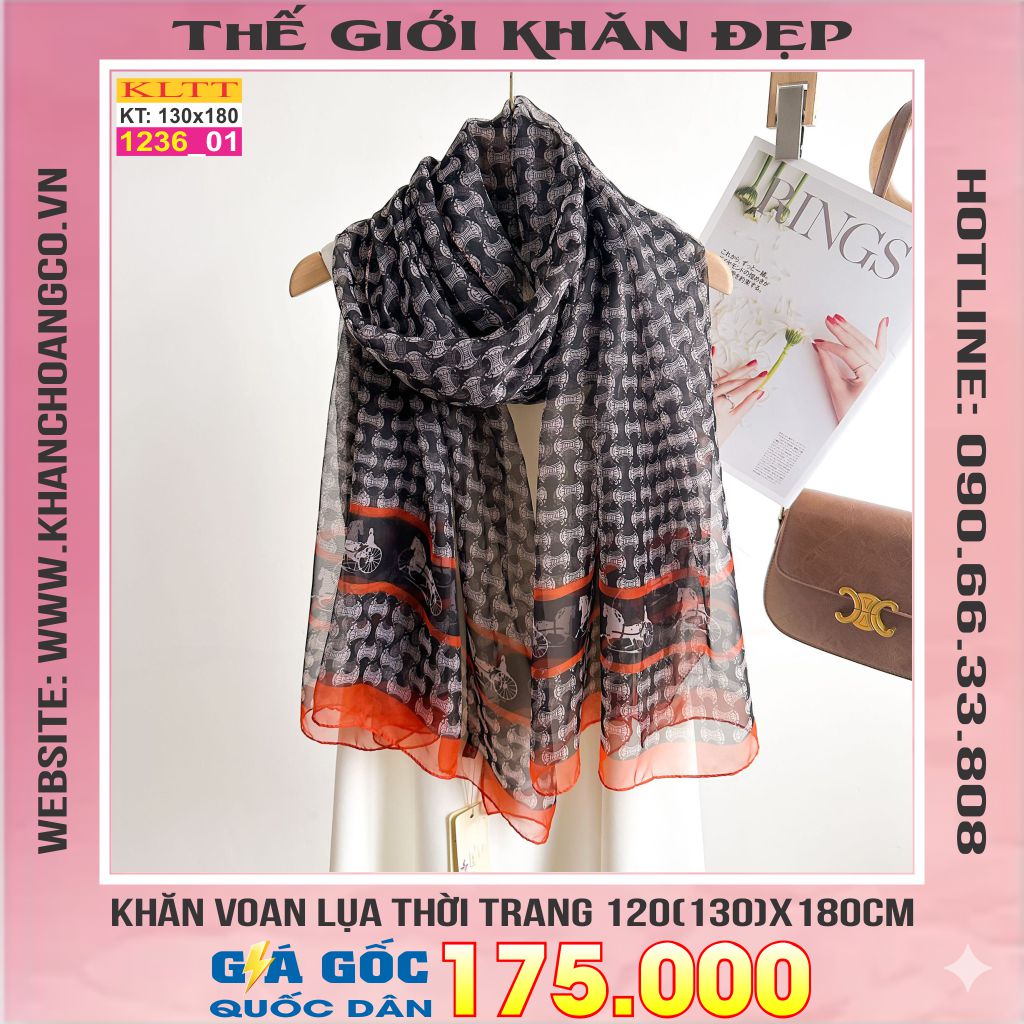 Khăn Lụa Tơ Tằm Thế Giới Khăn Đẹp cao cấp KLTT 236_01