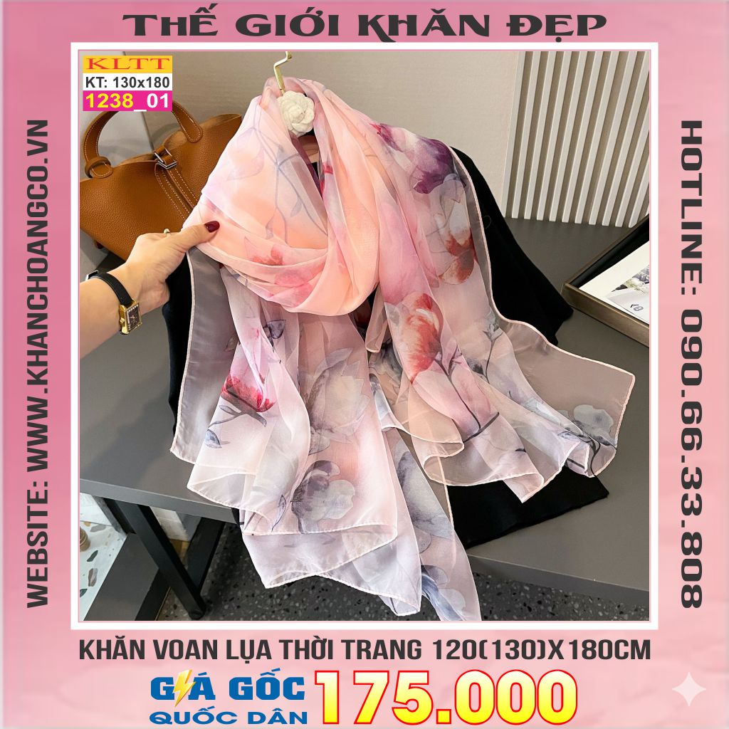 Khăn Lụa Tơ Tằm Thế Giới Khăn Đẹp cao cấp KLTT 238_01