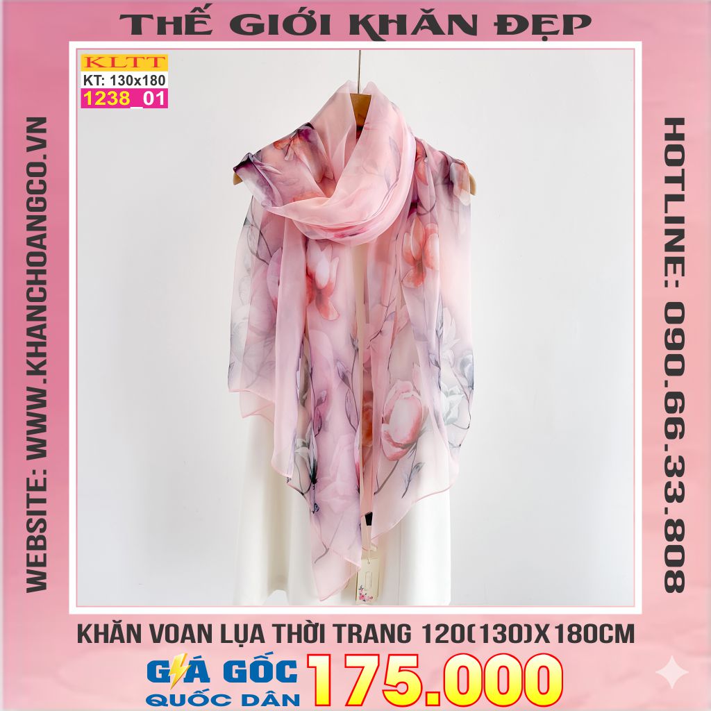 Khăn Lụa Tơ Tằm Thế Giới Khăn Đẹp cao cấp KLTT 238_01