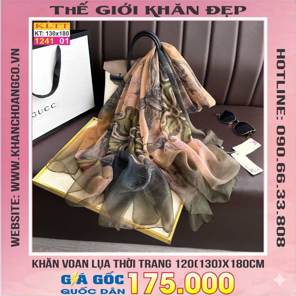 Khăn Lụa Tơ Tằm Thế Giới Khăn Đẹp cao cấp KLTT 241_01