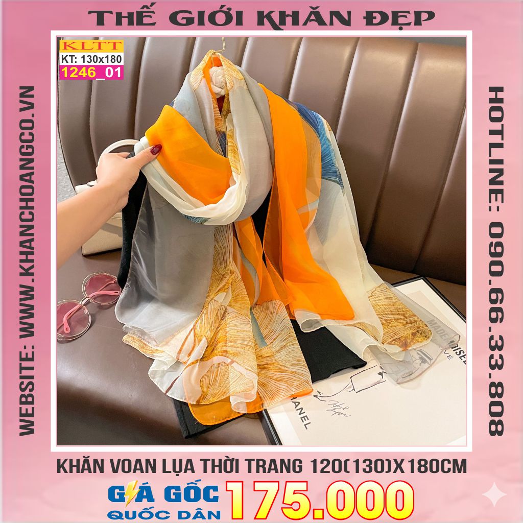 Khăn Lụa Tơ Tằm Thế Giới Khăn Đẹp cao cấp KLTT 246_01