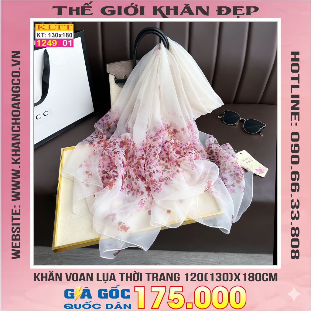 Khăn Lụa Tơ Tằm Thế Giới Khăn Đẹp cao cấp KLTT 249_01