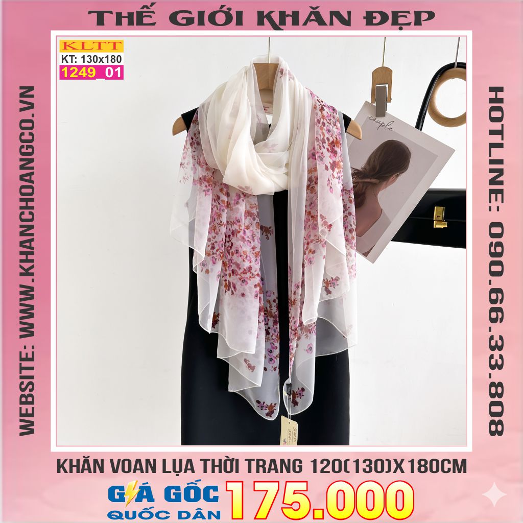 Khăn Lụa Tơ Tằm Thế Giới Khăn Đẹp cao cấp KLTT 249_01