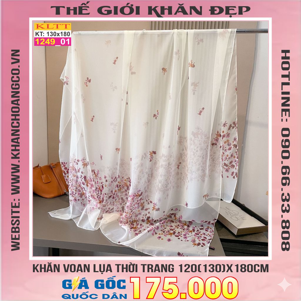 Khăn Lụa Tơ Tằm Thế Giới Khăn Đẹp cao cấp KLTT 249_01
