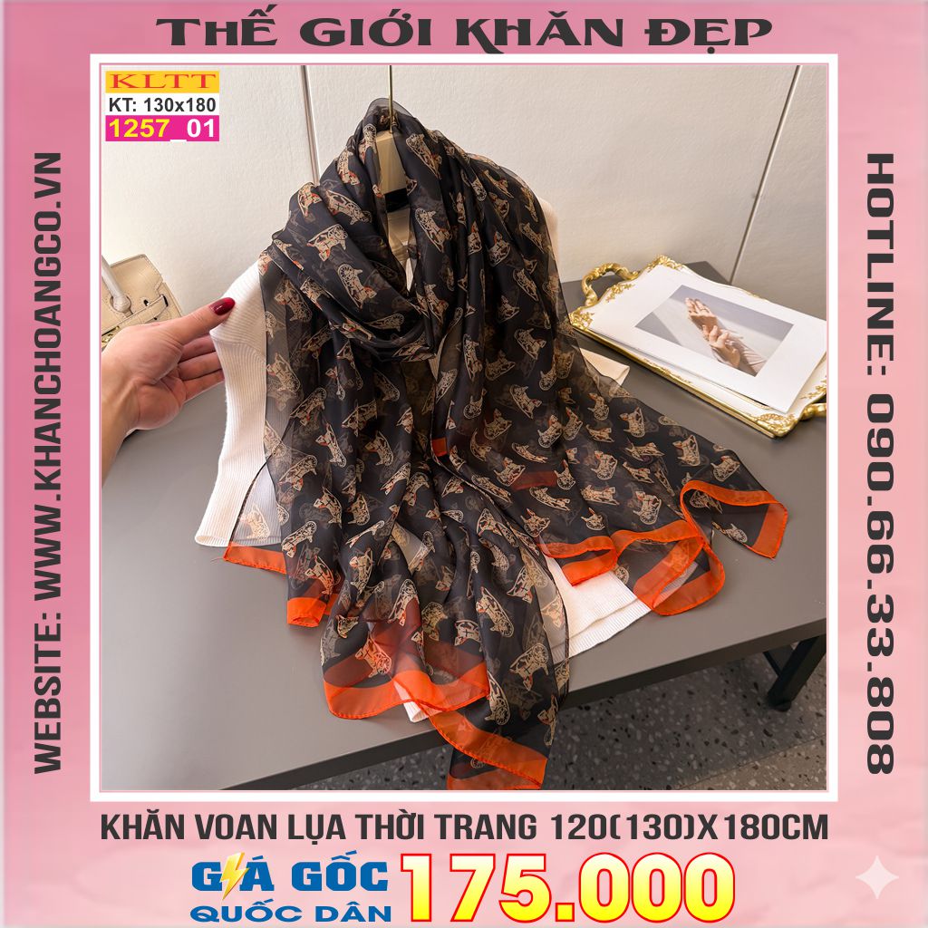 Khăn Lụa Tơ Tằm Thế Giới Khăn Đẹp cao cấp KLTT 257_01