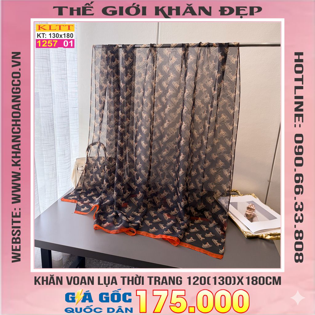 Khăn Lụa Tơ Tằm Thế Giới Khăn Đẹp cao cấp KLTT 257_01