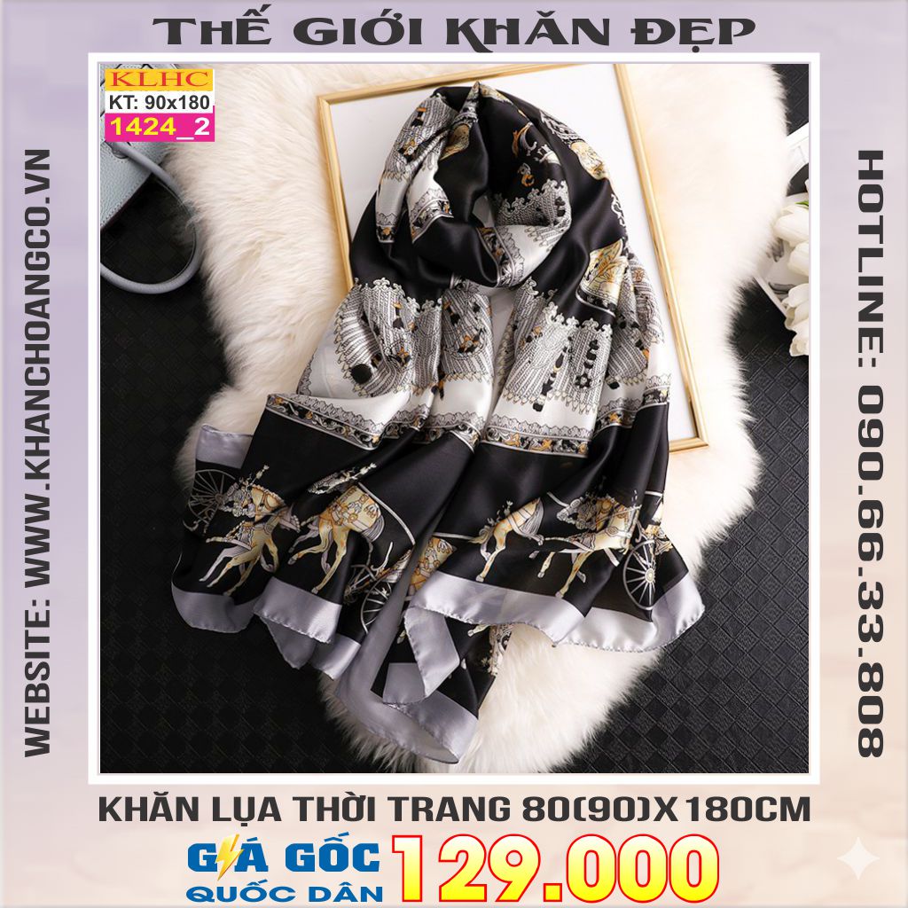 Khăn Choàng Cổ Lụa Thời Trang Thế Giới Khăn Đẹp KLHC 1076_2