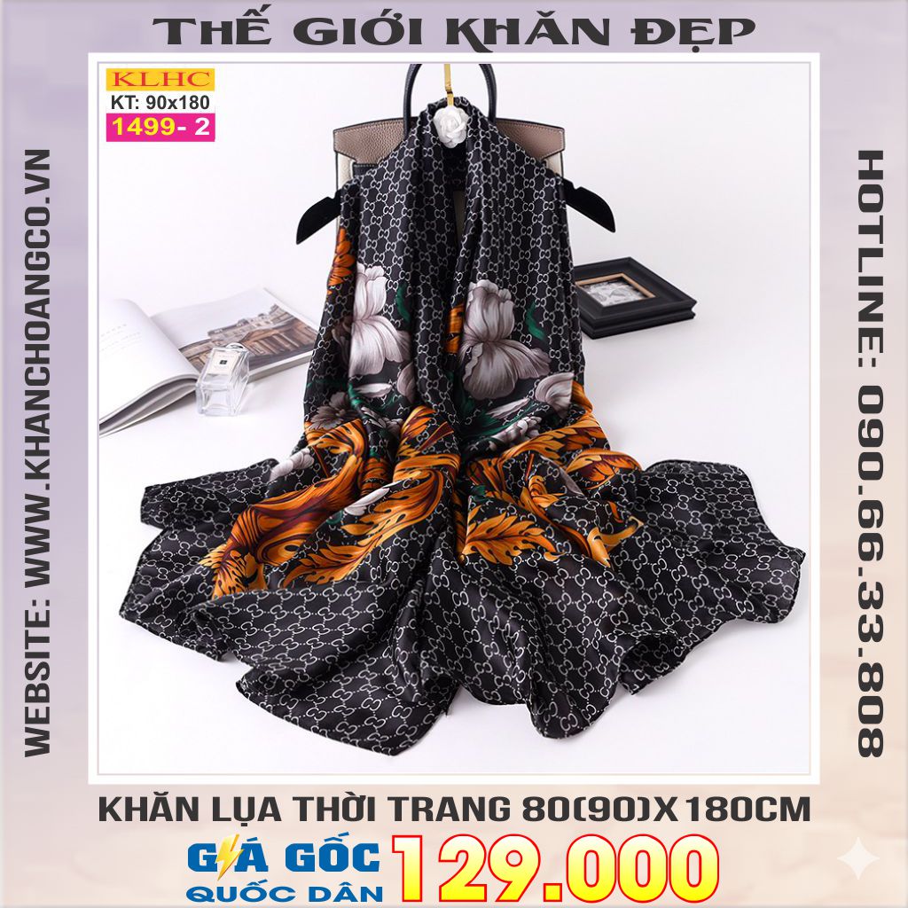 Khăn Choàng Cổ Lụa Thời Trang Thế Giới Khăn Đẹp KLHC 1132_2