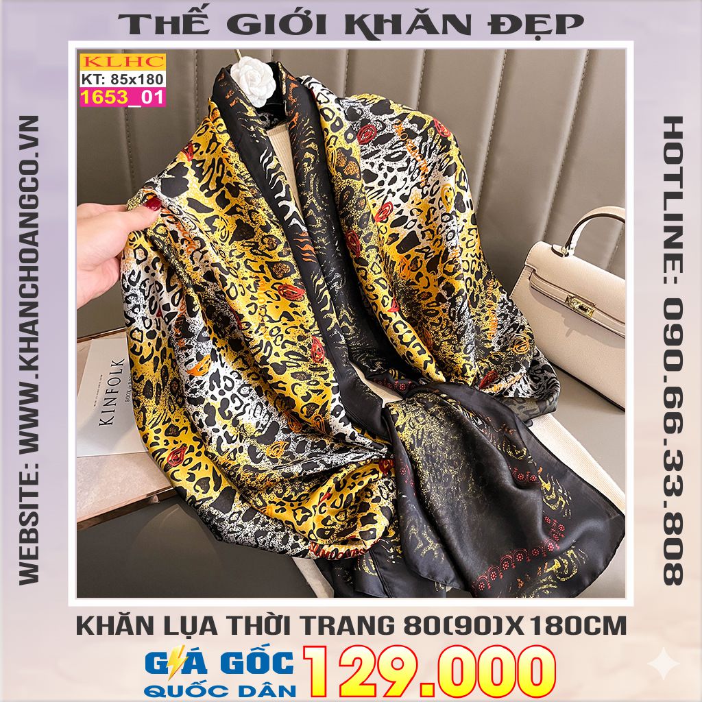 Khăn Choàng Cổ Lụa Thời Trang Thế Giới Khăn Đẹp KLHC 1072_1