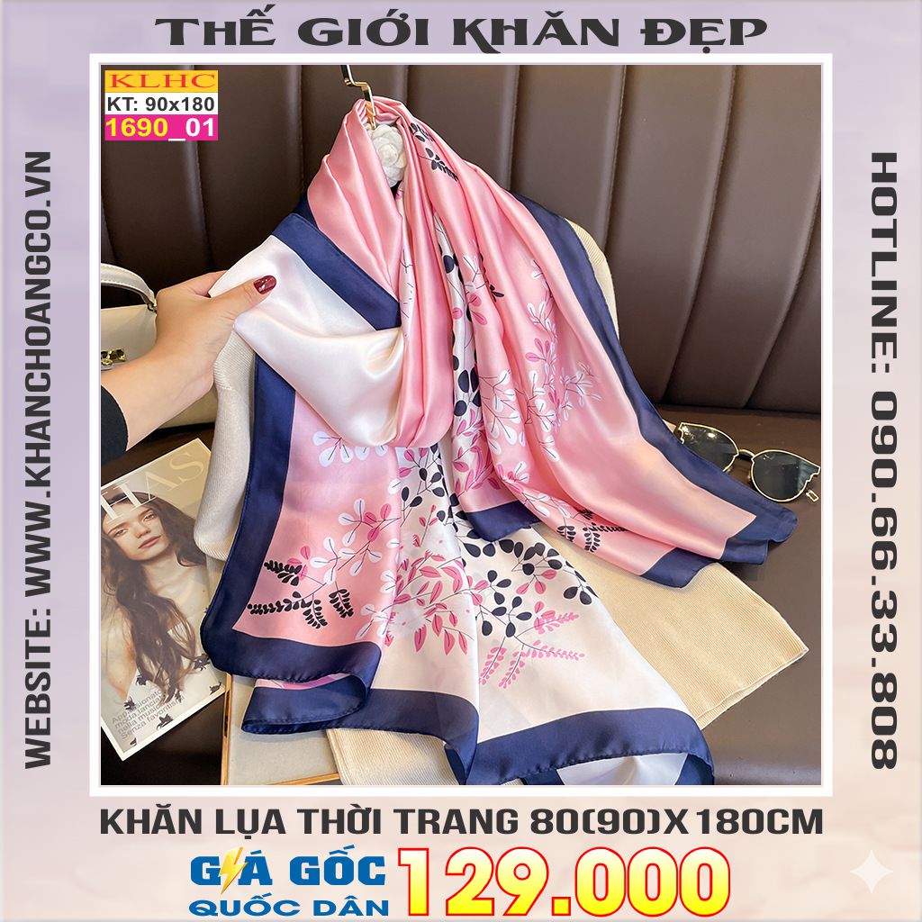 Khăn Choàng Cổ Lụa Thời Trang Thế Giới Khăn Đẹp KLHC 1116_1