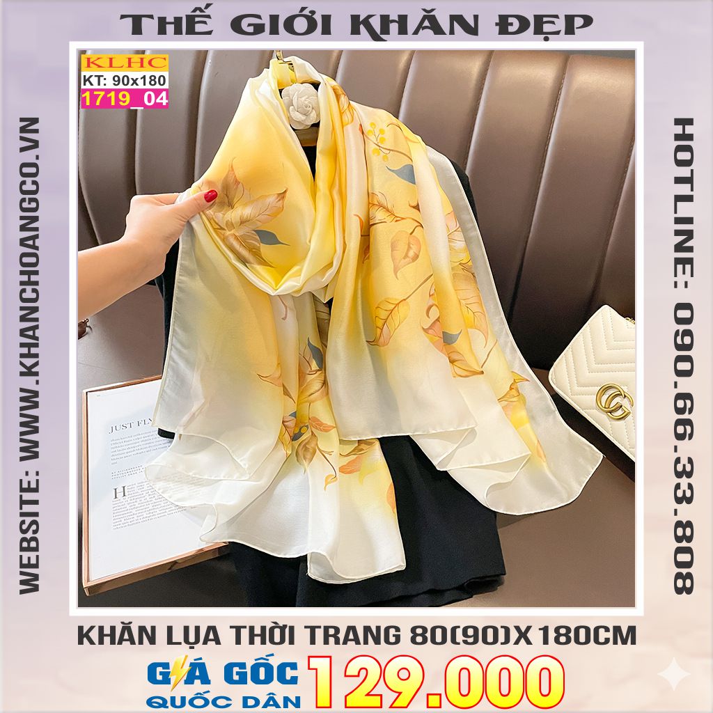 Khăn Choàng Cổ Lụa Thời Trang Thế Giới Khăn Đẹp KLHC 1085_4