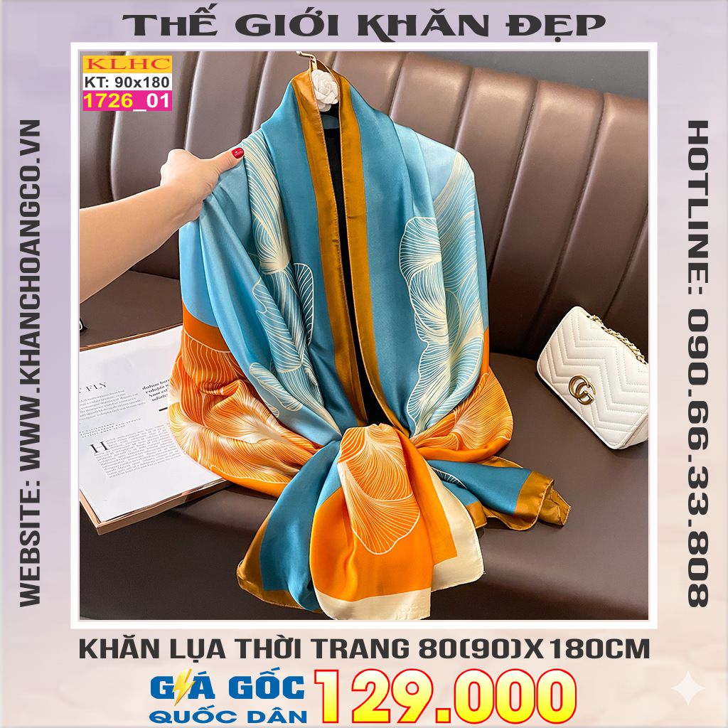 Khăn Choàng Cổ Lụa Thời Trang Thế Giới Khăn Đẹp KLHC 1095_1