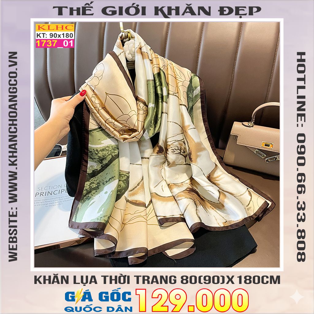 Khăn Choàng Cổ Lụa Thời Trang Thế Giới Khăn Đẹp KLHC 1035_1