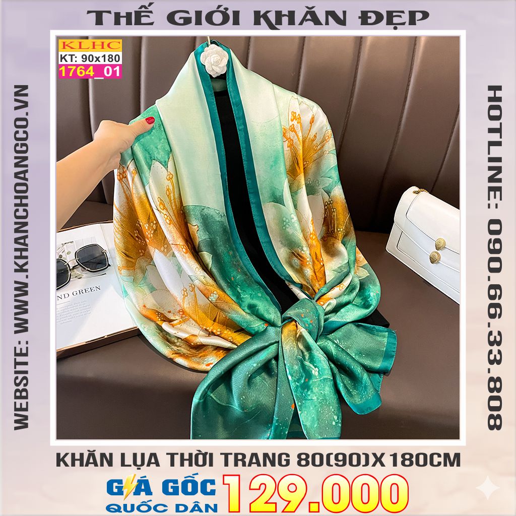 Khăn Choàng Cổ Lụa Thời Trang Thế Giới Khăn Đẹp KLHC 1049_1