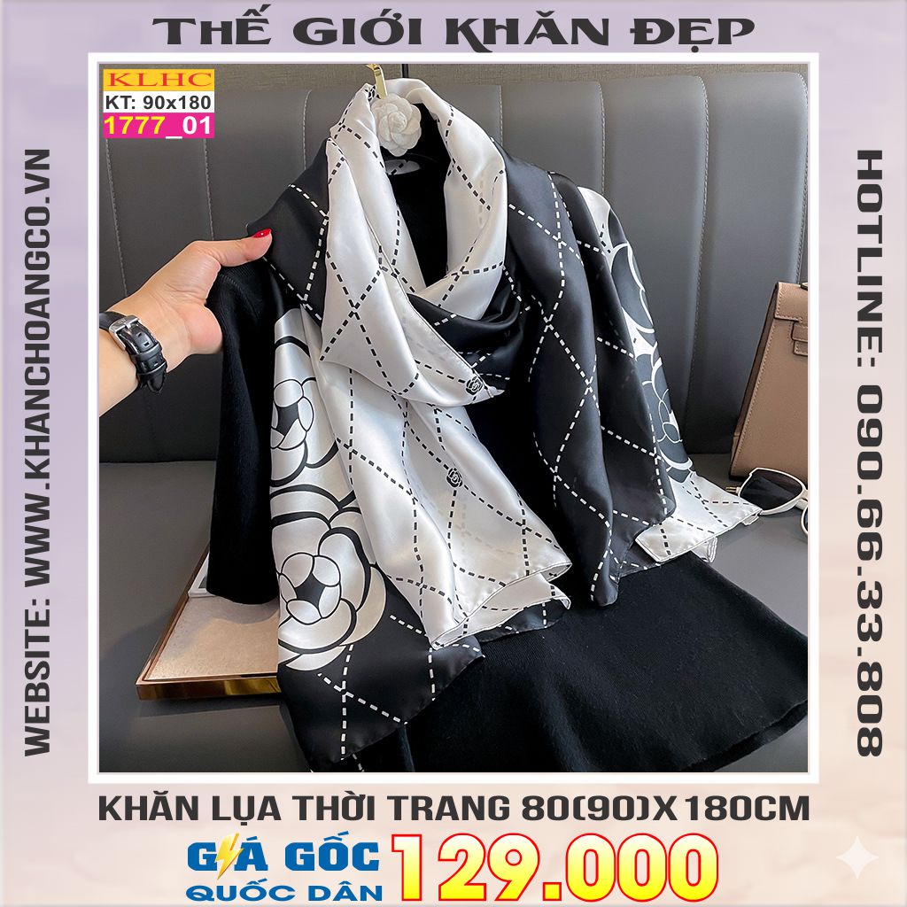 Khăn Choàng Cổ Lụa Thời Trang Thế Giới Khăn Đẹp KLHC 1082_1