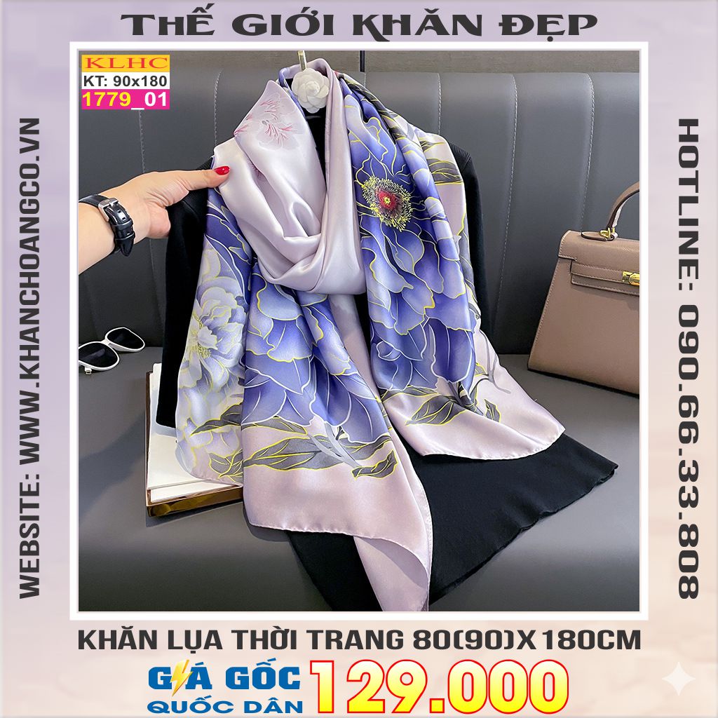Khăn Choàng Cổ Lụa Thời Trang Thế Giới Khăn Đẹp KLHC 1093_1