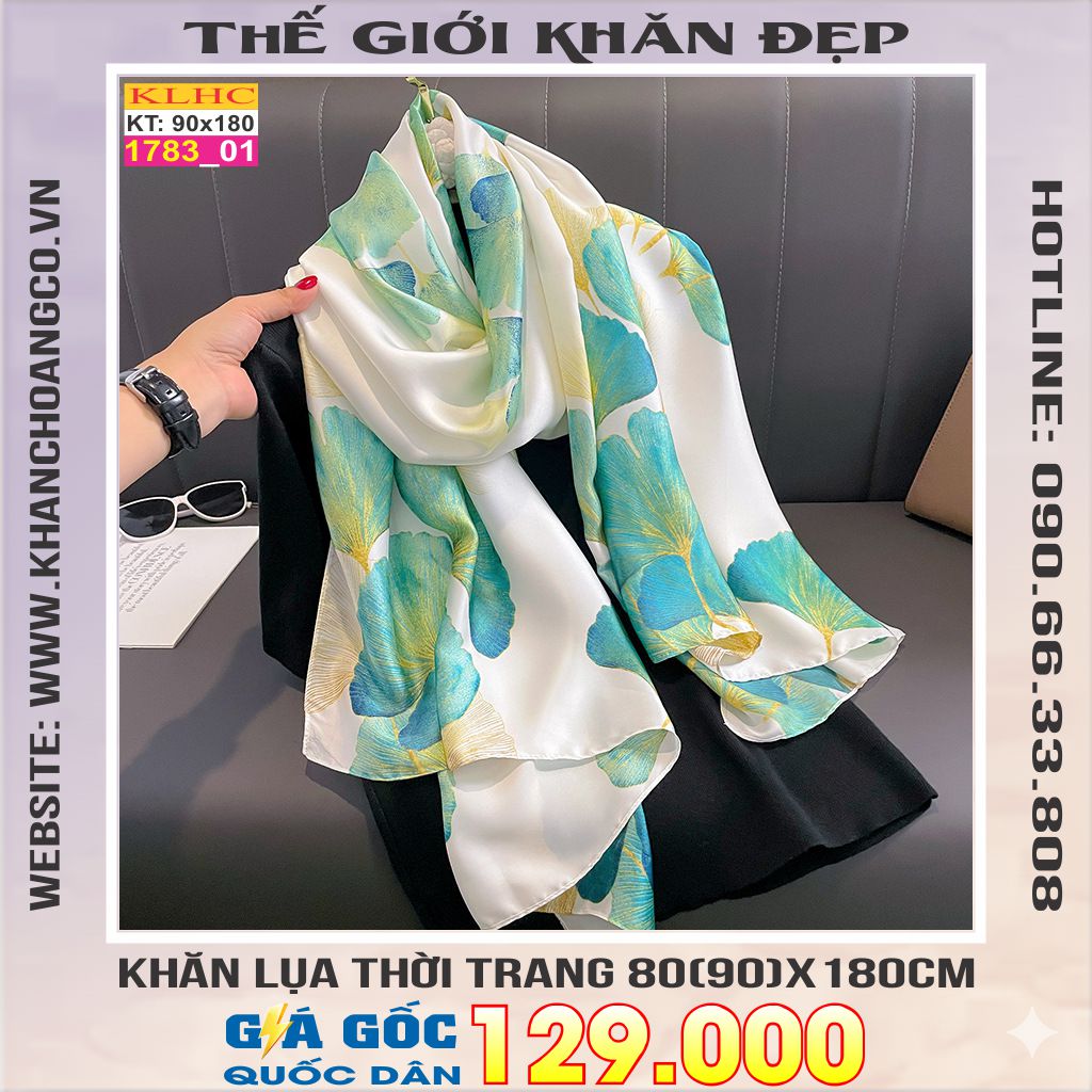 Khăn Choàng Cổ Lụa Thời Trang Thế Giới Khăn Đẹp KLHC 1097_1