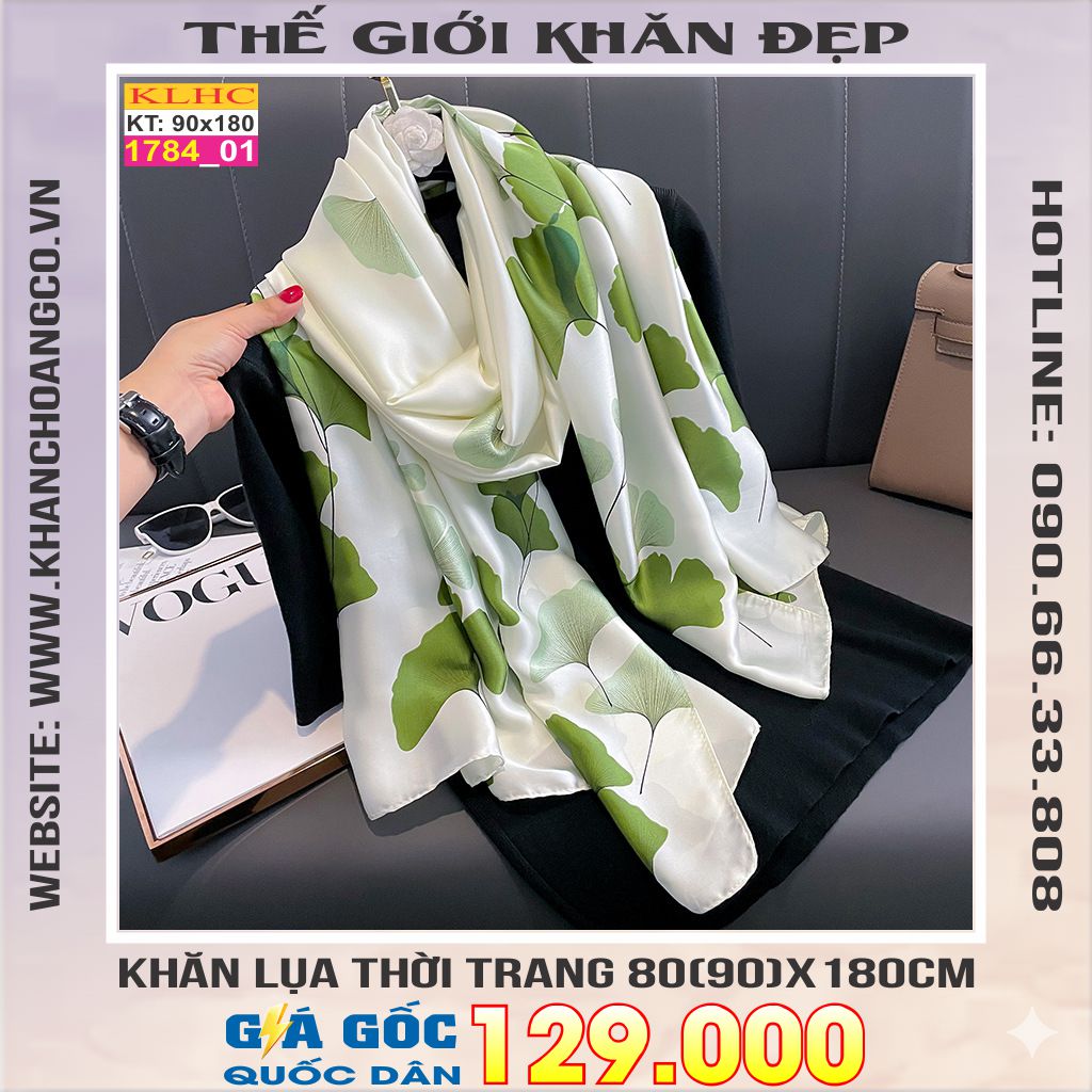 Khăn Choàng Cổ Lụa Thời Trang Thế Giới Khăn Đẹp KLHC 1103_1