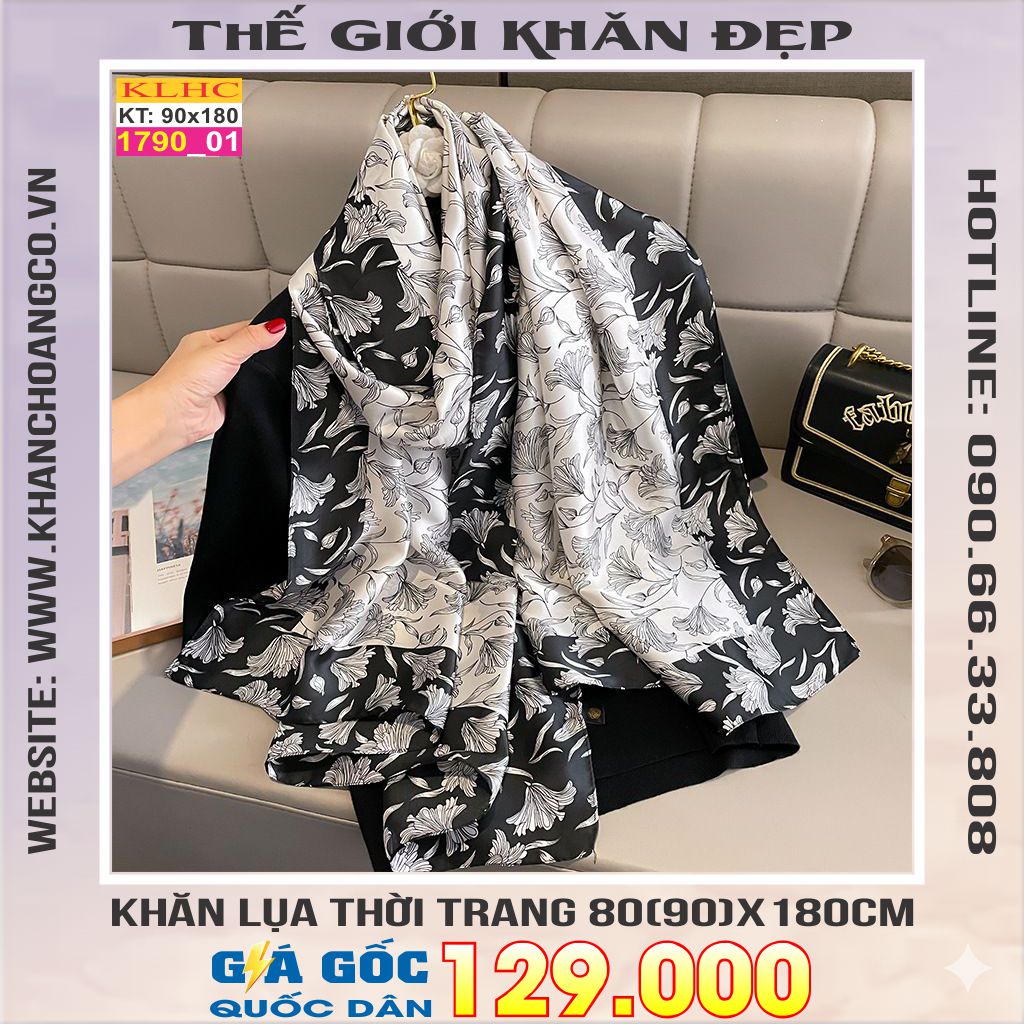 Khăn Choàng Cổ Lụa Thời Trang Thế Giới Khăn Đẹp KLHC 1026_1