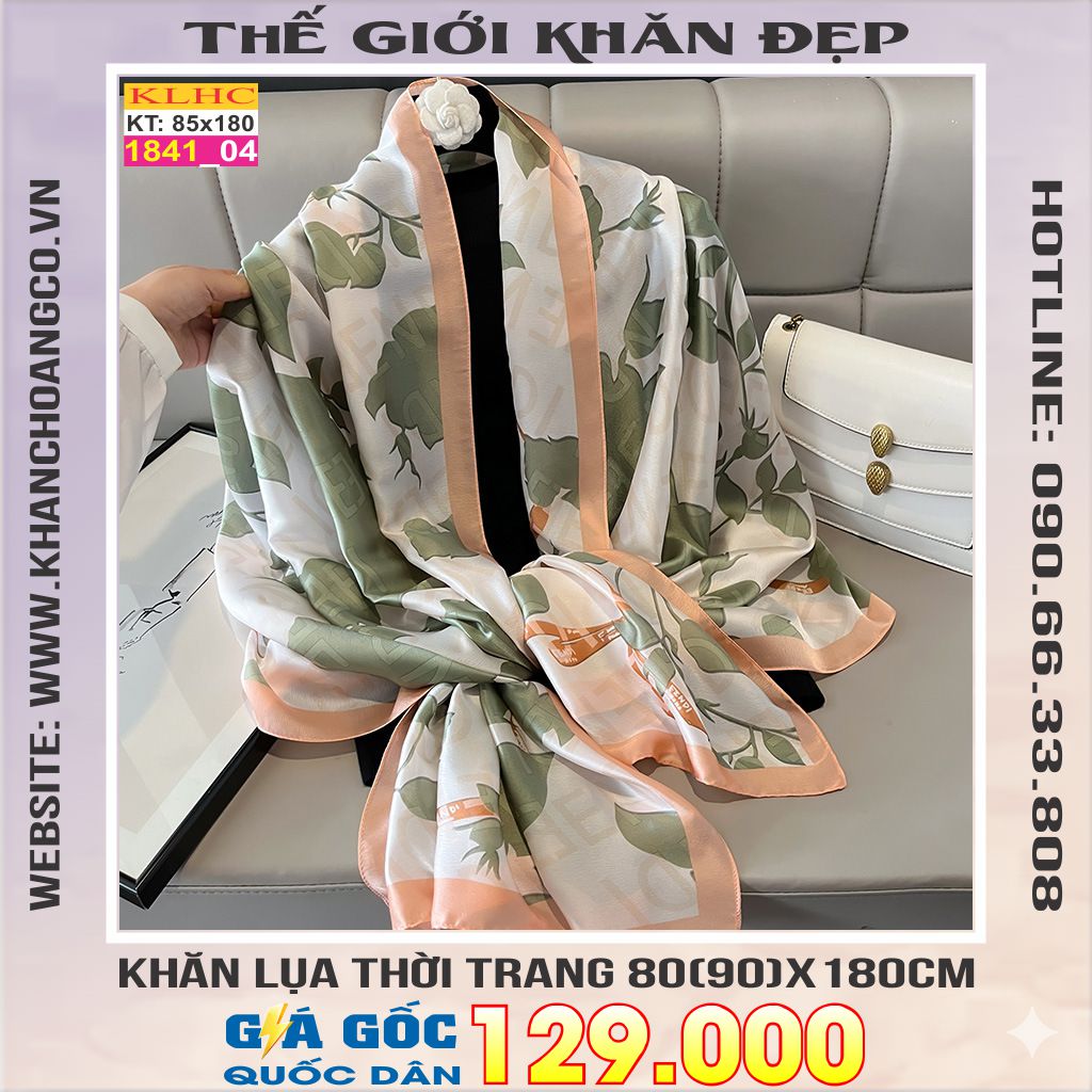 Khăn Choàng Cổ Lụa Thời Trang Thế Giới Khăn Đẹp KLHC 1019_4