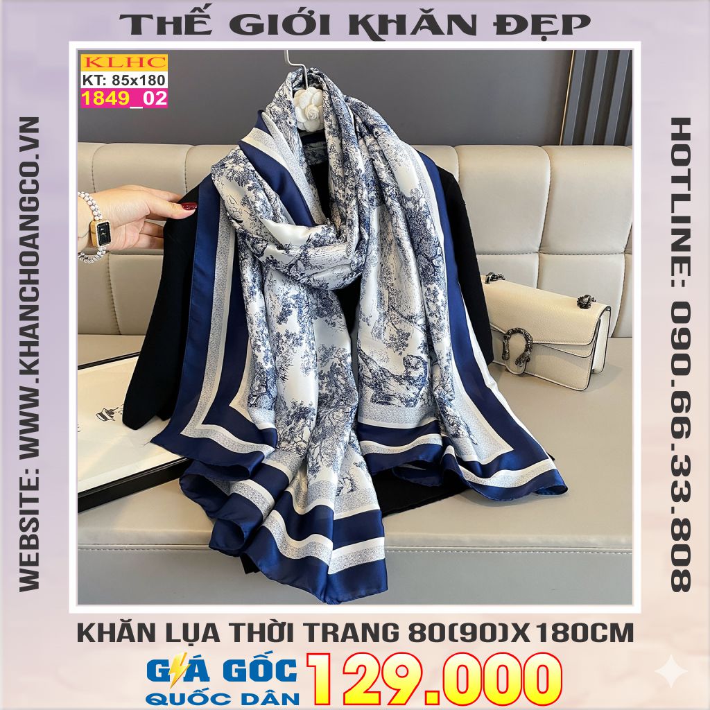 Khăn Choàng Cổ Lụa Thời Trang Thế Giới Khăn Đẹp KLHC 1002_2
