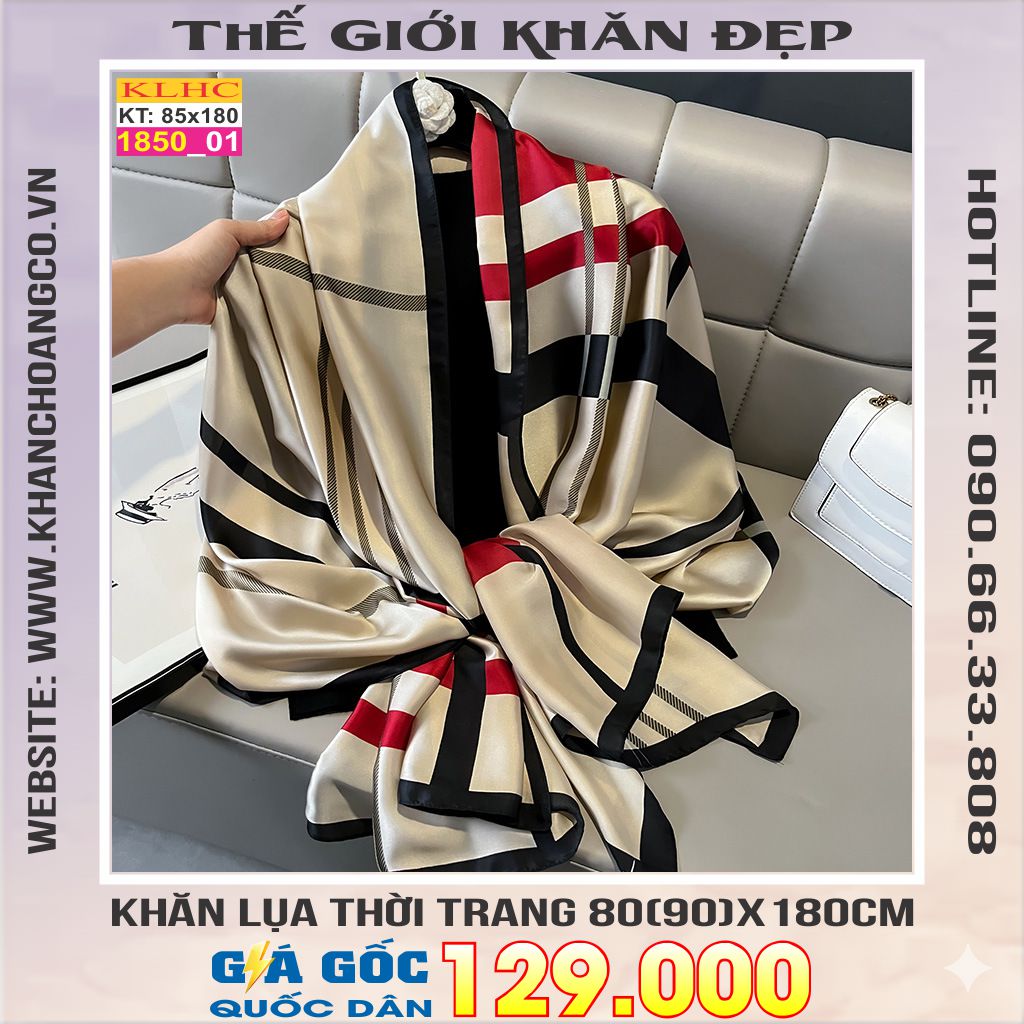 Khăn Choàng Cổ Lụa Thời Trang Thế Giới Khăn Đẹp KLHC 1030_1