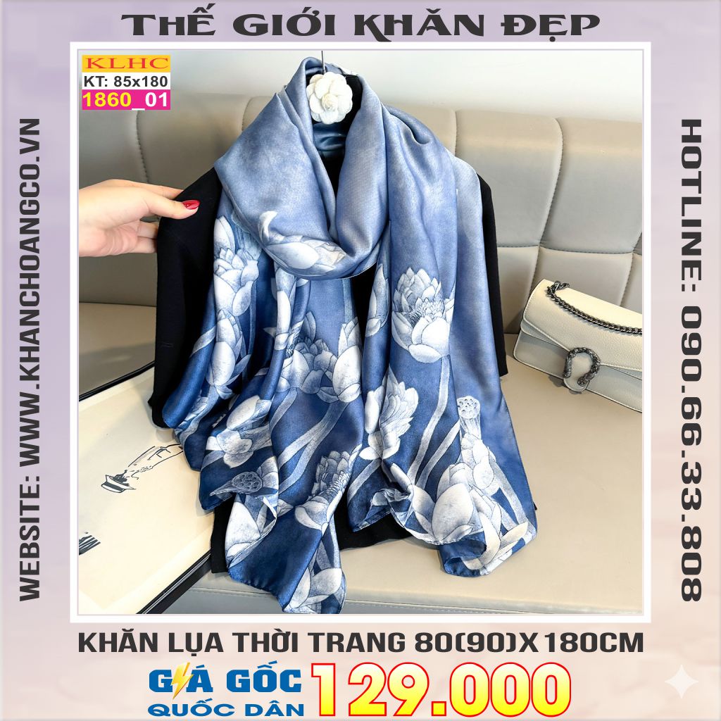 Khăn Choàng Cổ Lụa Thời Trang Thế Giới Khăn Đẹp KLHC 1102_1