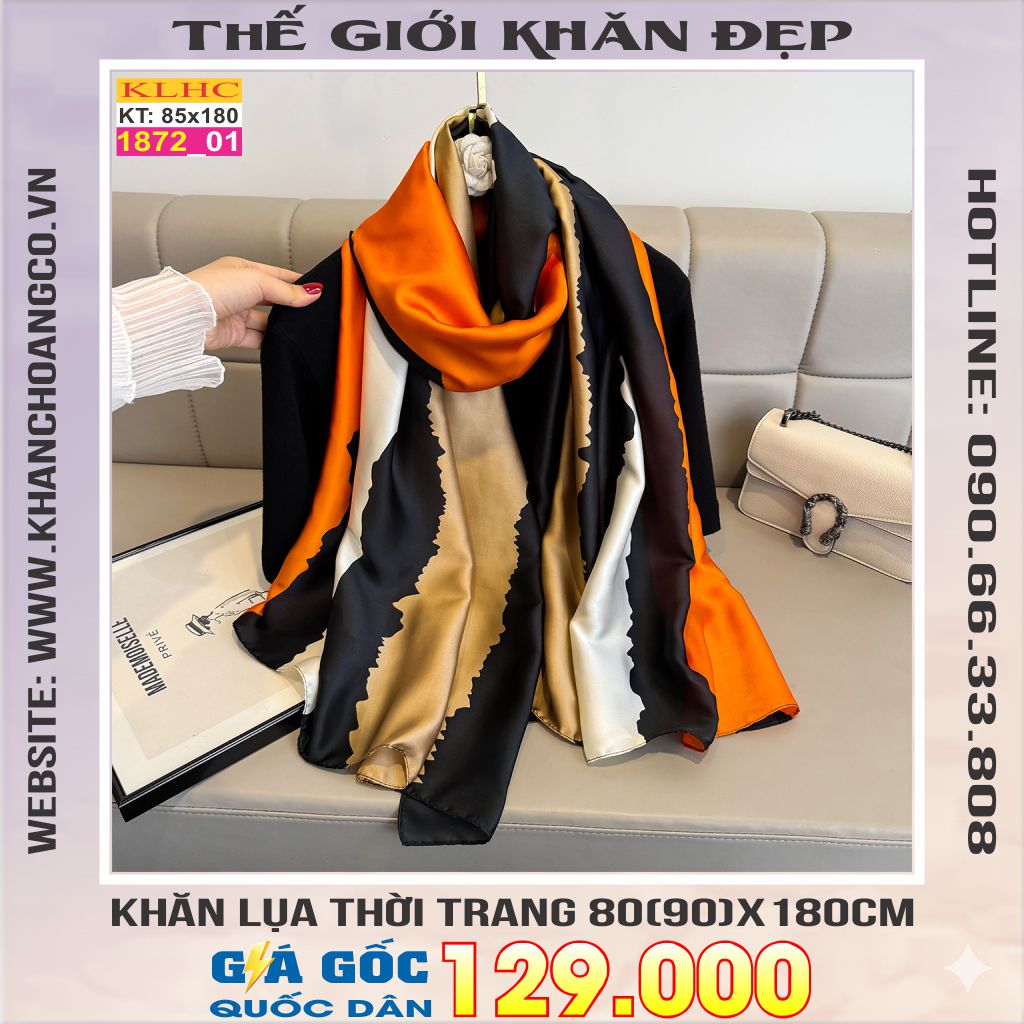Khăn Choàng Cổ Lụa Thời Trang Thế Giới Khăn Đẹp KLHC 1010_1