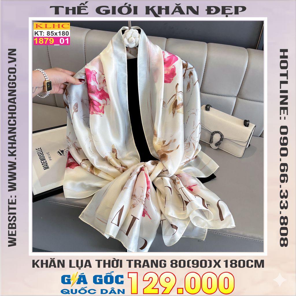 Khăn Choàng Cổ Lụa Thời Trang Thế Giới Khăn Đẹp KLHC 1047_1