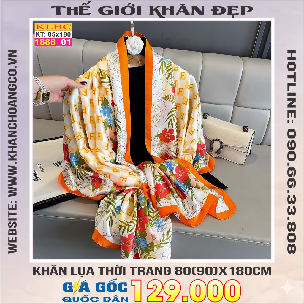 Khăn Choàng Cổ Lụa Thời Trang Thế Giới Khăn Đẹp KLHC 1041_1