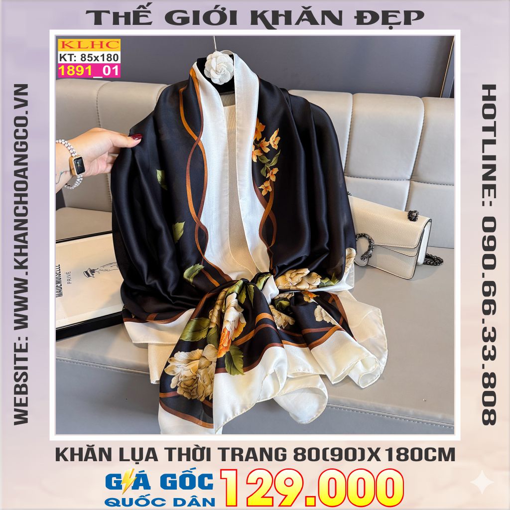 Khăn Choàng Cổ Lụa Thời Trang Thế Giới Khăn Đẹp KLHC 1038_1