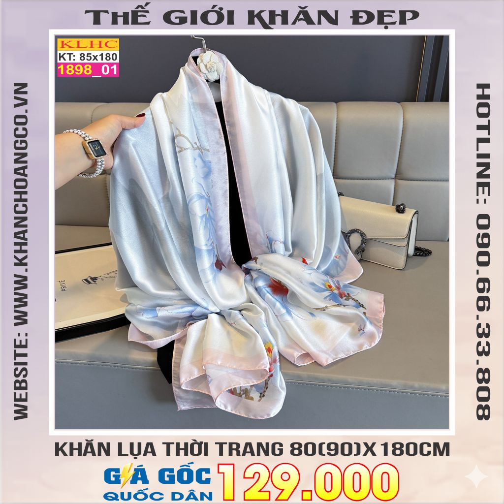 Khăn Choàng Cổ Lụa Thời Trang Thế Giới Khăn Đẹp KLHC 1008_1