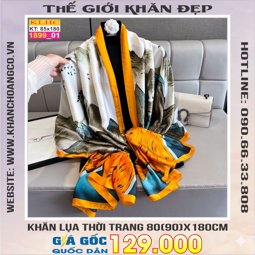 Khăn Choàng Cổ Lụa Thời Trang Thế Giới Khăn Đẹp KLHC 1005_1