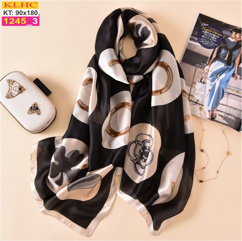 Khăn Choàng Cổ Lụa Thời Trang Thế Giới Khăn Đẹp KLHC 1023_2