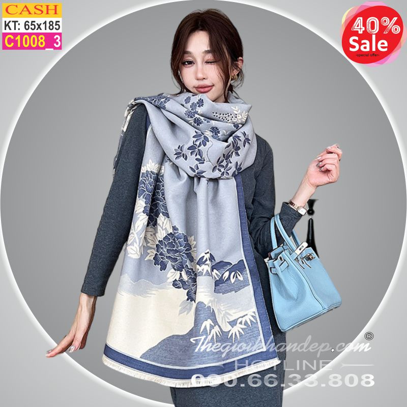 Khăn Choàng Cổ Cashmere Cao Cấp Thế Giới Khăn Đẹp CASHMERE C1008_3