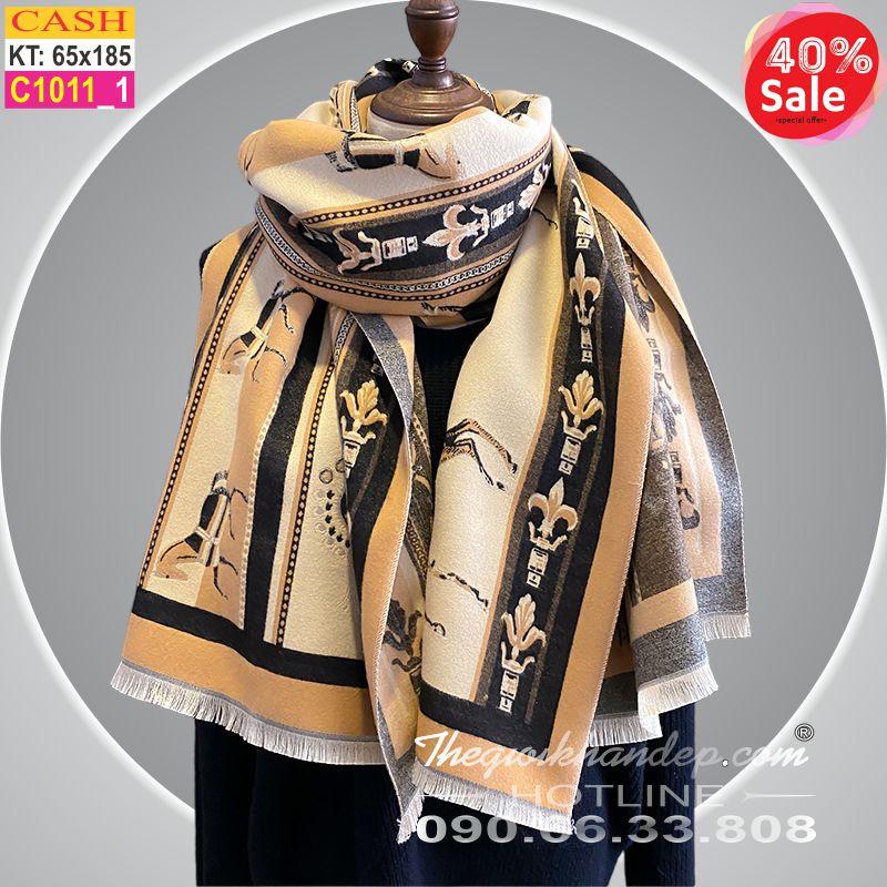 Khăn Choàng Cổ Cashmere Cao Cấp Thế Giới Khăn Đẹp CASHMERE C1011_1