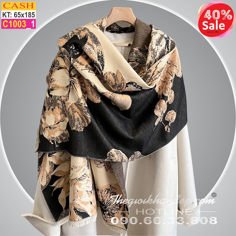 Khăn Choàng Cổ Cashmere Cao Cấp Thế Giới Khăn Đẹp CASHMERE C1003_1