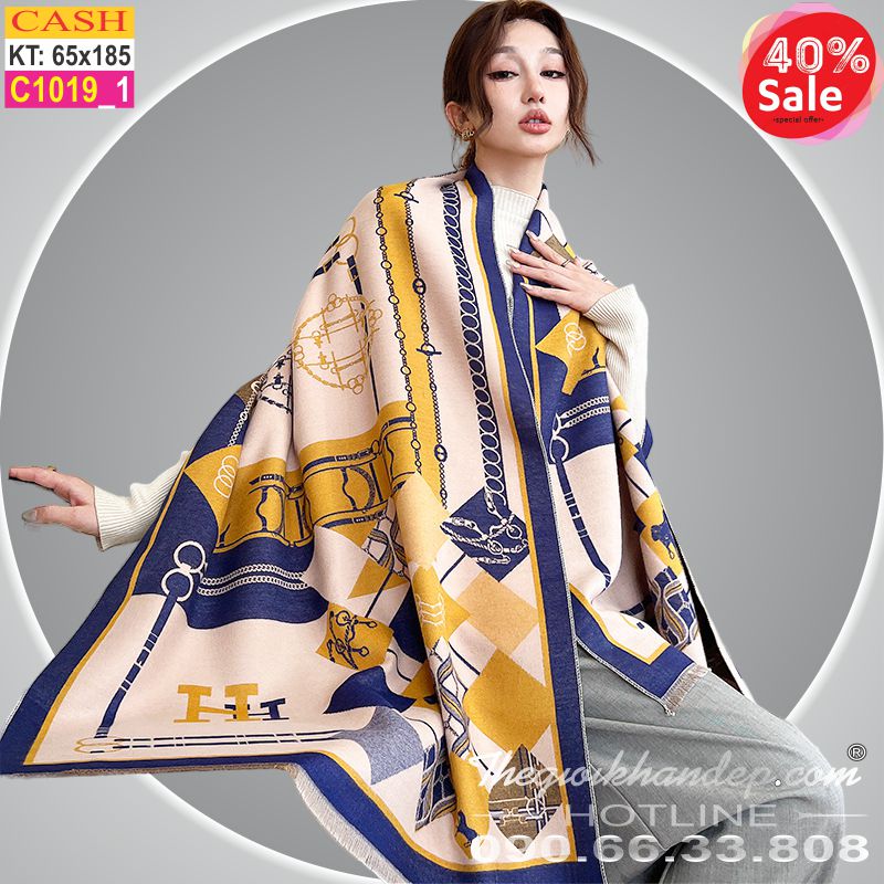 Khăn Choàng Cổ Cashmere Cao Cấp Thế Giới Khăn Đẹp CASHMERE C1019_1