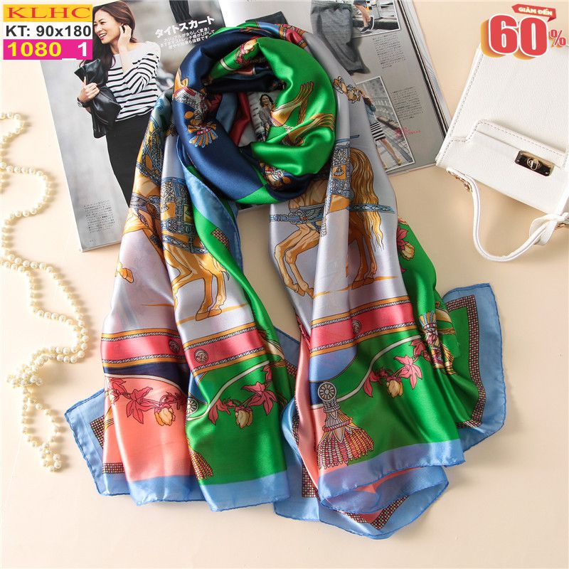 Khăn Choàng Cổ Lụa Thời Trang Thế Giới Khăn Đẹp KLHC 1031_1