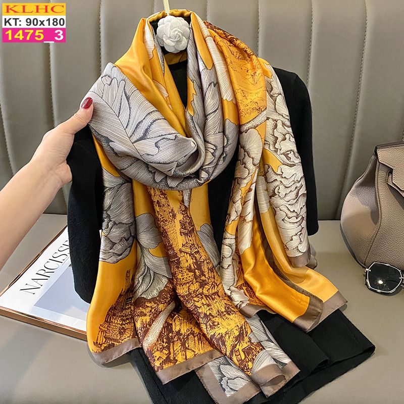 Khăn Choàng Cổ Lụa Thời Trang Thế Giới Khăn Đẹp KLHC 1045_1