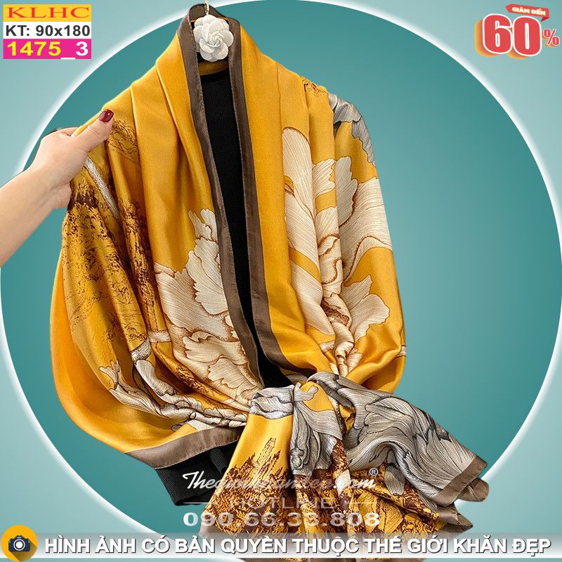 Khăn Choàng Cổ Lụa Thời Trang Thế Giới Khăn Đẹp KLHC 1045_1