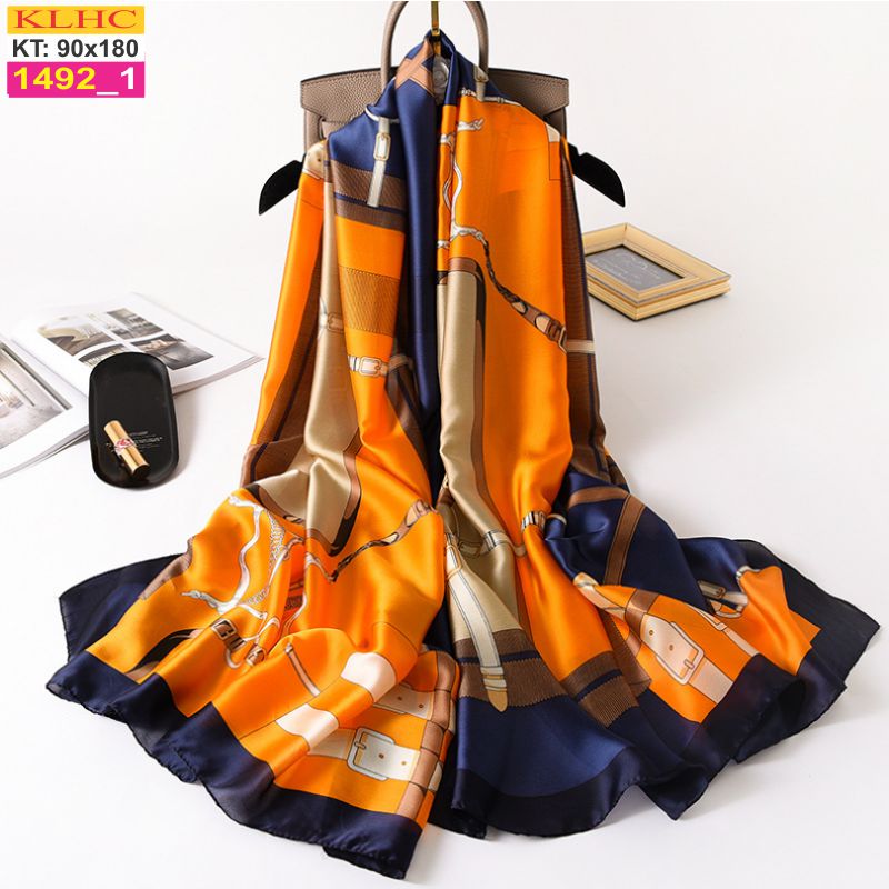 Khăn Choàng Cổ Lụa Thời Trang Thế Giới Khăn Đẹp KLHC 1063_2