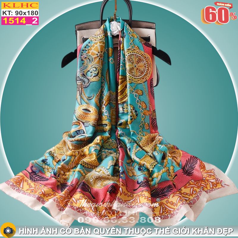 Khăn Choàng Cổ Lụa Thời Trang Thế Giới Khăn Đẹp KLHC 1048_3