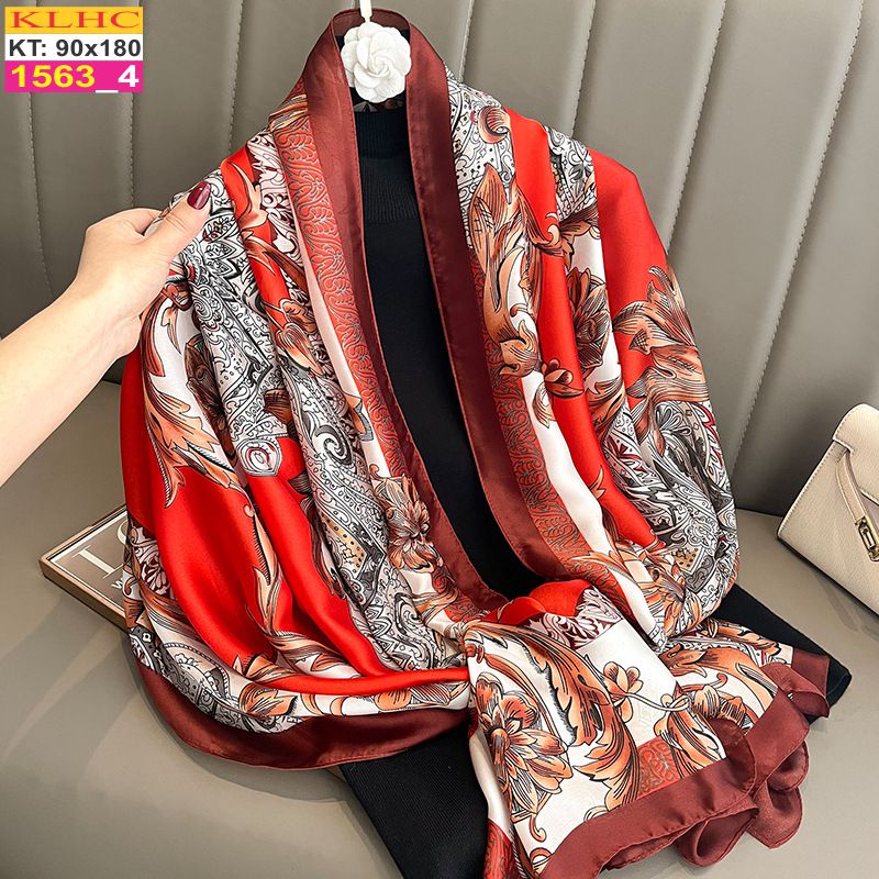 Khăn Choàng Cổ Lụa Thời Trang Thế Giới Khăn Đẹp KLHC 1037_1