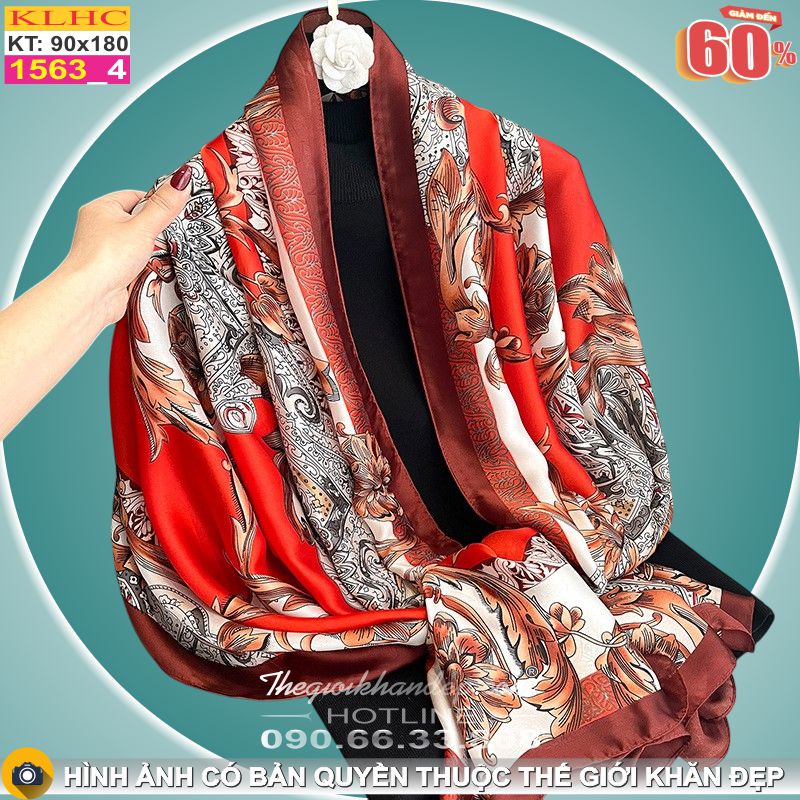 Khăn Choàng Cổ Lụa Thời Trang Thế Giới Khăn Đẹp KLHC 1037_1
