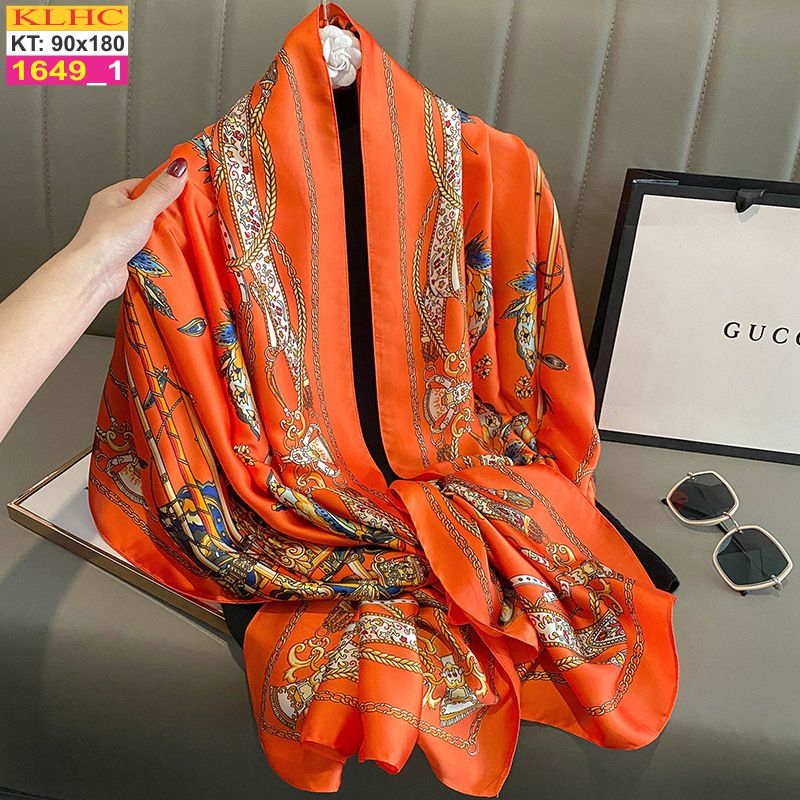 Khăn Choàng Cổ Lụa Thời Trang Thế Giới Khăn Đẹp KLHC 1091_4