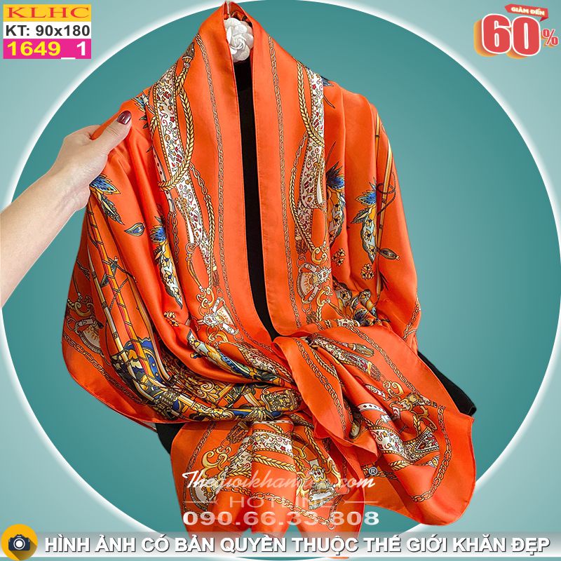 Khăn Choàng Cổ Lụa Thời Trang Thế Giới Khăn Đẹp KLHC 1091_4