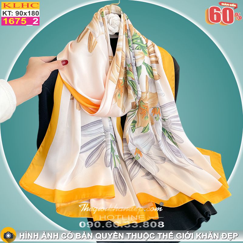 Khăn Choàng Cổ Lụa Thời Trang Thế Giới Khăn Đẹp KLHC 1071_1