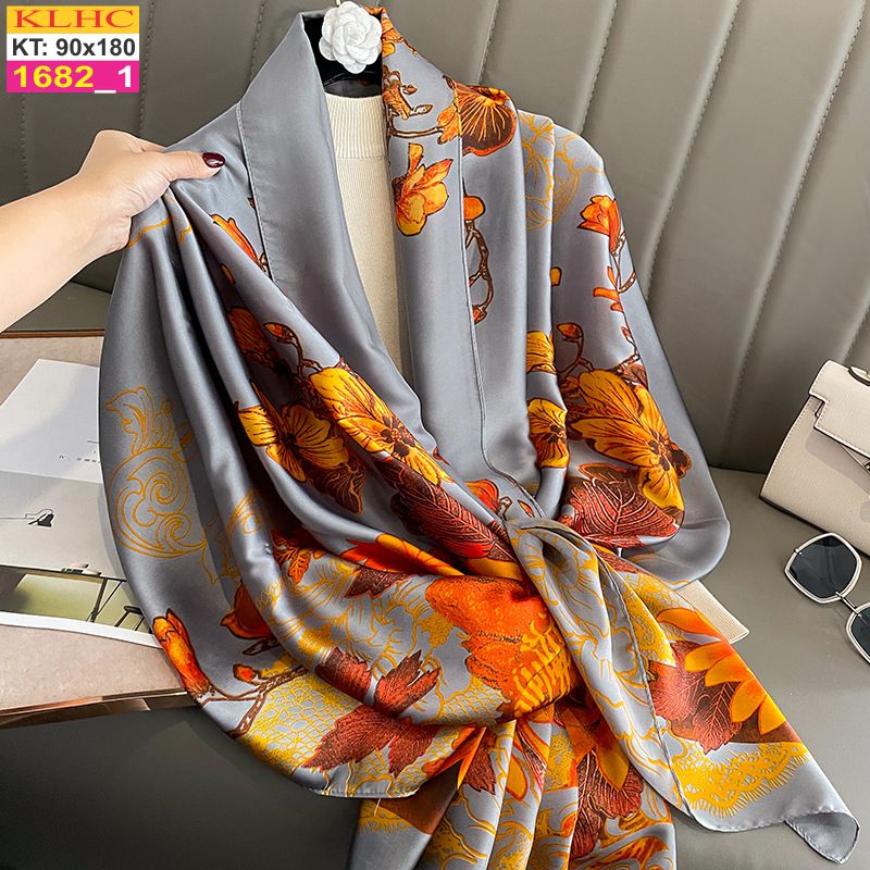 Khăn Choàng Cổ Lụa Thời Trang Thế Giới Khăn Đẹp KLHC 1060_3