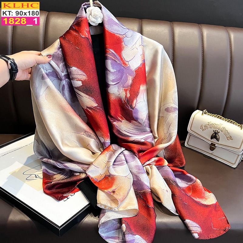 Khăn Choàng Cổ Lụa Thời Trang Thế Giới Khăn Đẹp KLHC 1016_3